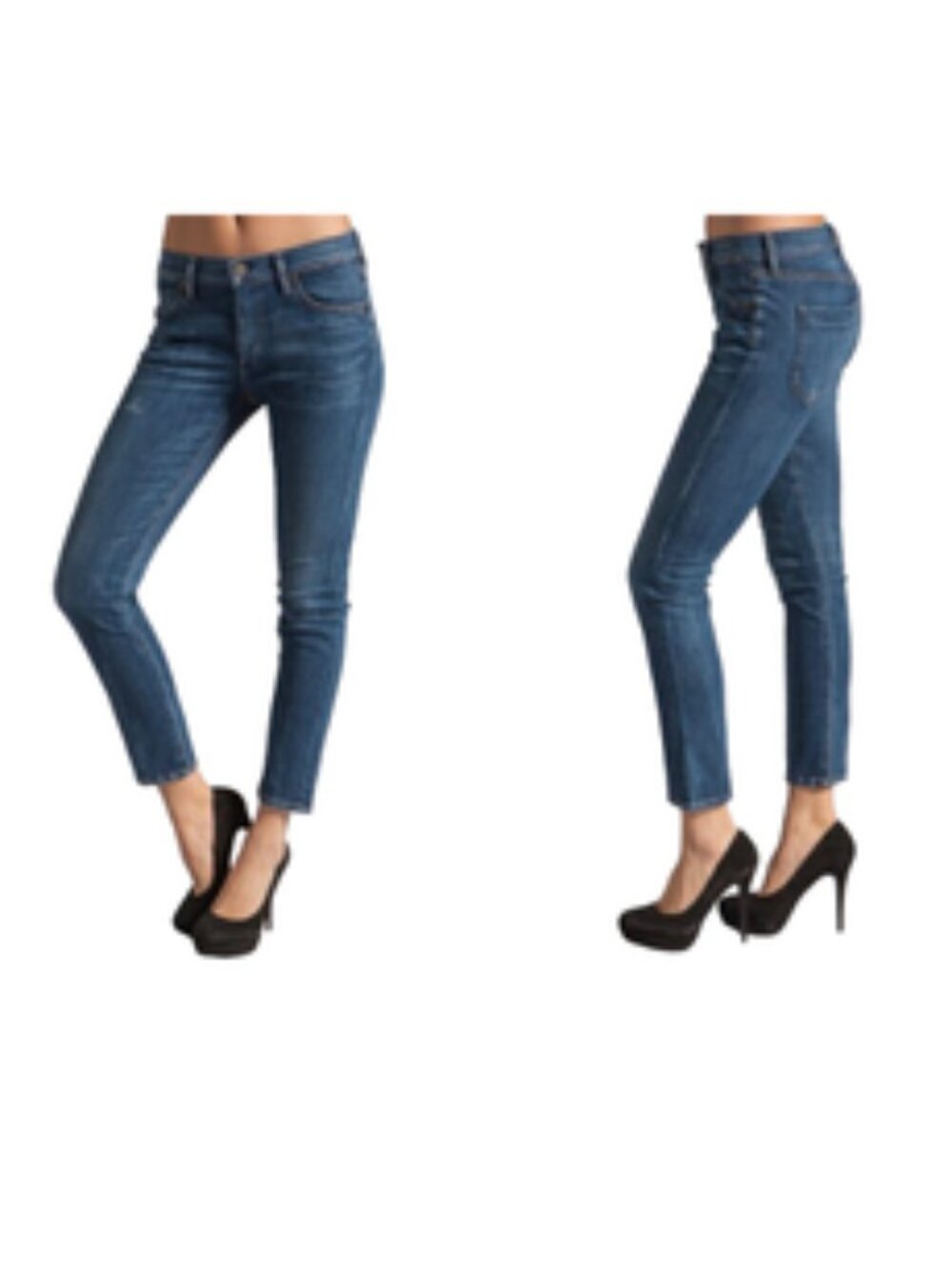 Citizens of Humanity Carlton Jeans Mid to High Rise Straight Slim Distress sz 29